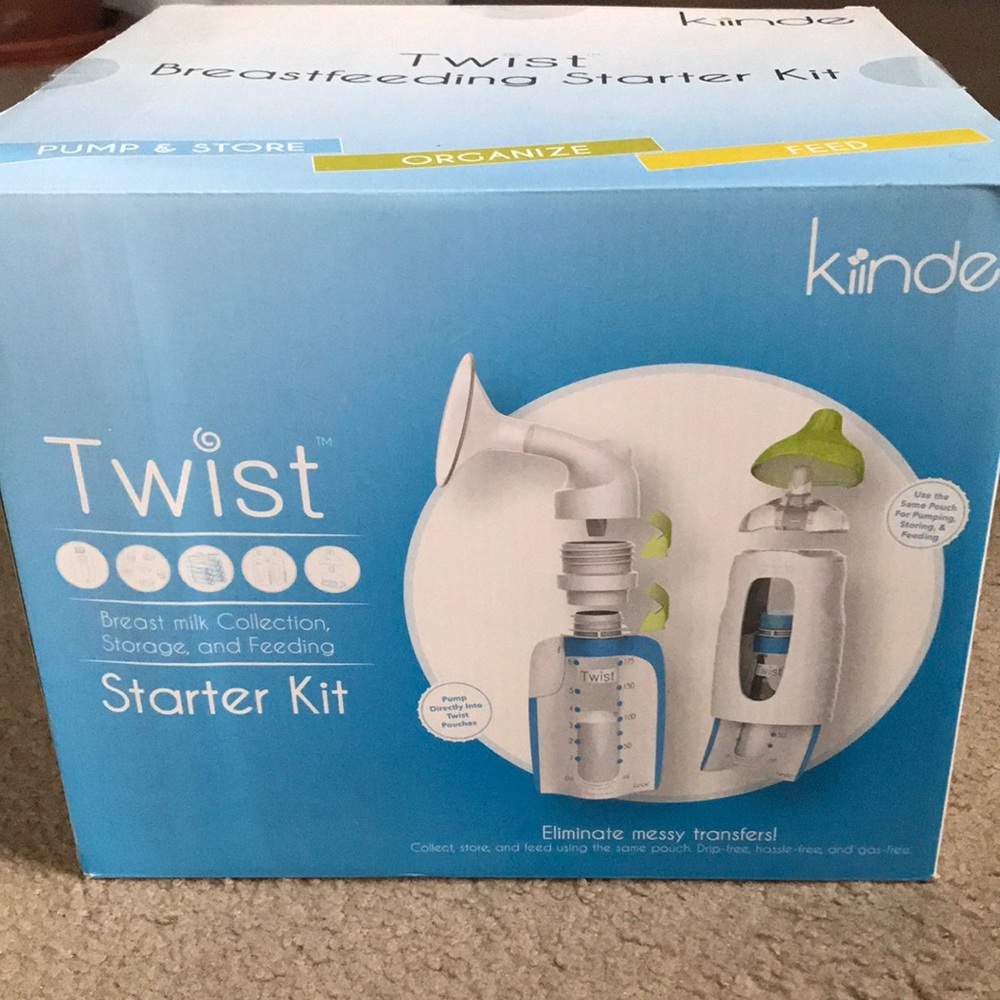 Brand new in box, never used kiinde Breastfeeding Starter Kit